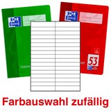 Artikelbild 1 für OXFORD Vokabelheft 2-Spalten Lineatur 53 liniert DIN A5 ohne Rand, 32 Blatt, 1 St., Artikelnummer 759623