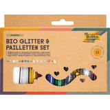Artikelbild 1 für folia Bio Glitter & Pailletten-Set Glitzer farbsortiert, 1 Pack, Artikelnummer 285878