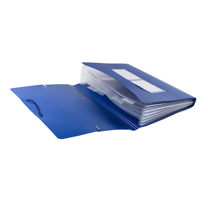 Artikelbild 5 für FolderSys Fächermappe 5 Fächer blau, 1 St., Artikelnummer 641878