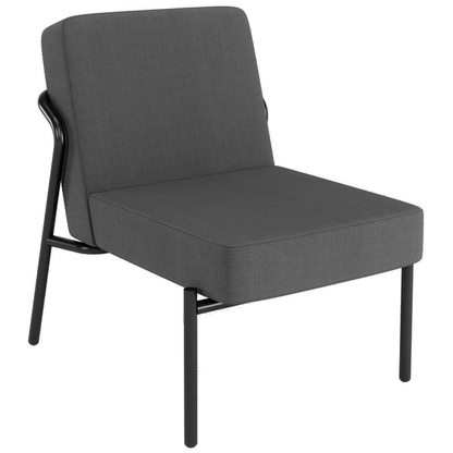 Artikelbild für medso powered by PAPERFLOW Sessel MEDSO S anthrazit schwarz Stoff 58,0 x 74,3 x 38,0 cm, 1 St., Artikelnummer 521896