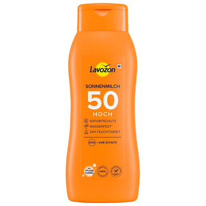 Artikelbild für Lavozon LSF 50 Hoch Sonnenmilch 400 ml, Artikelnummer 561967