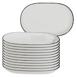 Artikelbild 1 für ID Fine Teller Modest Black Magnus grau Ø 14,0 cm, 12 St., Artikelnummer 633986