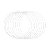 Artikelbild 1 für Rayher Metallringe-Set beschichtet weiß Ø 20,0 cm, 10 St., Artikelnummer 356521