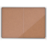 Artikelbild 1 für nobo Schaukasten silber 18x DIN A4 135,5 x 6,3 x 97,0 cm, 1 St., Artikelnummer 311401