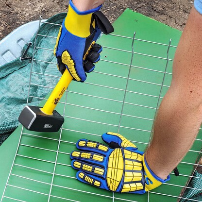 Artikelbild 9 für S&R unisex Arbeitshandschuhe schwarz Größe 10, 1 Paar, Artikelnummer 316907