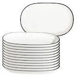 Artikelbild 1 für ID Fine Teller Modest Black Magnus weiß Ø 14,0 cm, 12 St., Artikelnummer 633999