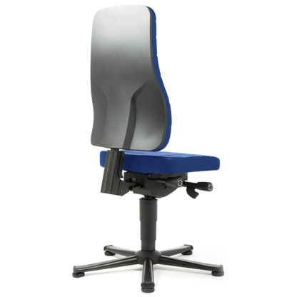 Artikelbild 4 für bimos Arbeitsdrehstuhl All-In-One blau Kunstleder, Artikelnummer 483388