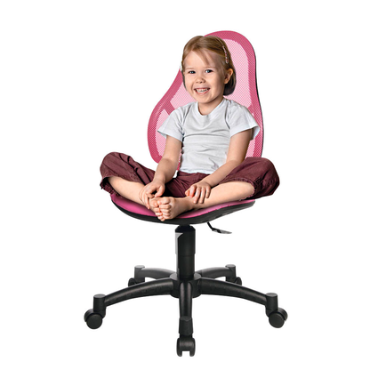 Artikelbild 2 für Topstar Kinderdrehstuhl Open Art® Junior, 71430S04 Stoff rosa, Gestell schwarz, Artikelnummer 166215