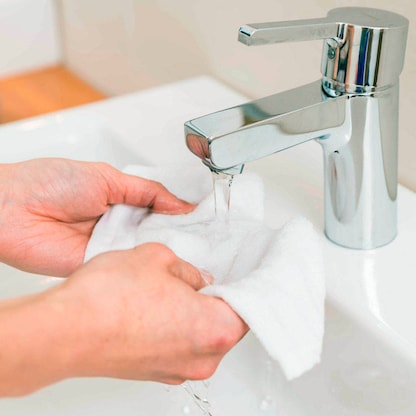 Artikelbild 3 für pandoo Waschlappen Bambus weiß 25,0 x 25,0 cm, 6 St., Artikelnummer 933186