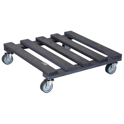 Artikelbild für WAGNER® design yourself Pflanzenroller GH 0412 Holz anthrazit quadratisch 38,0 x 9,5 cm, 1 St., Artikelnummer 420107