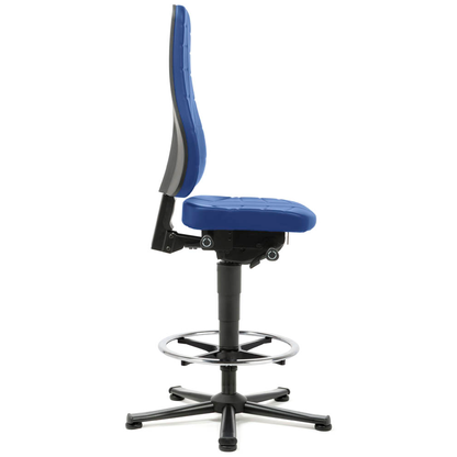 Artikelbild 3 für bimos Arbeitsdrehstuhl All-In-One blau Kunstleder, Artikelnummer 483432