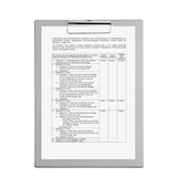 Artikelbild 1 für MAUL Klemmbrett 2335295 DIN A4 silber Karton, 1 St., Artikelnummer 781252