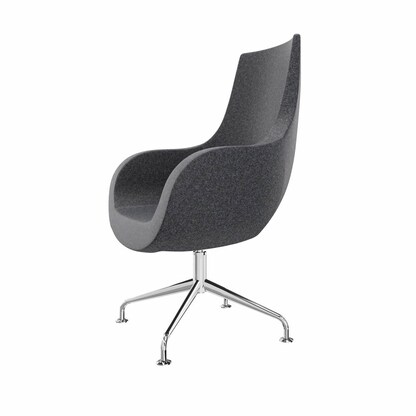 Artikelbild 2 für fm Sessel Pirum anthrazit chrom Stoff 71,0 x 73,0 x 110,0 cm, 1 St., Artikelnummer 446987