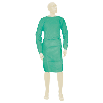 Artikelbild für Meditrade® unisex Schutzkittel BeeSana® PP grün Einheitsgröße 10 St., Artikelnummer 565079