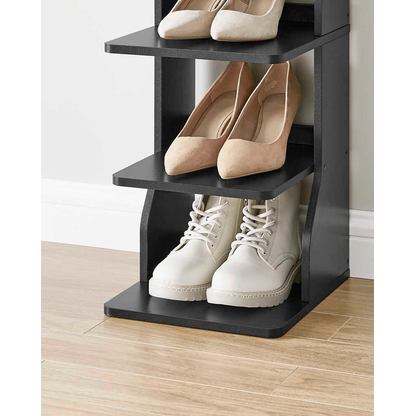 Artikelbild 4 für VASAGLE Schuhregal schwarz 26,4 x 30,0 x 110,4 cm, 1 St., Artikelnummer 760179