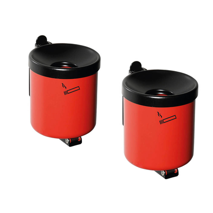 Artikelbild für TKG Rondo junior Wandaschenbecher rot, 2 St., Artikelnummer 407787