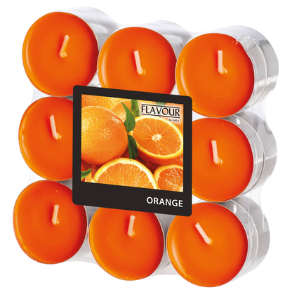 Artikelbild für FLAVOUR by GALA Teelichter orange Orange, 18 St., Artikelnummer 683744