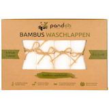 Artikelbild 1 für pandoo Waschlappen Bambus weiß 25,0 x 25,0 cm, 6 St., Artikelnummer 933186