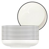 Artikelbild 1 für ID Fine Teller Modest Black Sofia weiß Ø 13,5 cm, 12 St., Artikelnummer 634349