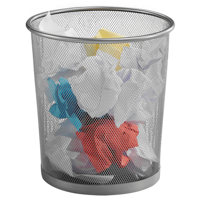 Artikelbild für Zeller Meshline Papierkorb 12,0 l grau, 1 St., Artikelnummer 795815