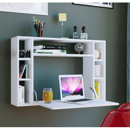 Artikelbild 8 für VCM my office Wandila Wandschreibtisch weiß rechteckig, hängend weiß 90,0 x 20,0/67,0 cm, Artikelnummer 996884