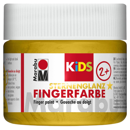 Artikelbild 6 für Marabu KiDS Sternenglanz Fingerfarben farbsortiert, 4 St., Artikelnummer 399974