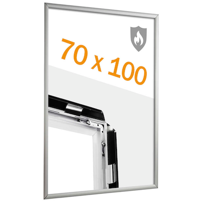 Artikelbild für SPRINTIS Brandschutz-Klapprahmen silber 70,0 x 100,0 cm, 1 St., Artikelnummer 730719
