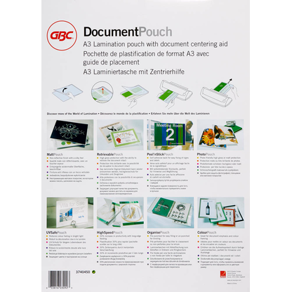 Artikelbild 7 für GBC Laminierfolien glänzend für A3 250 micron, 50 St., Artikelnummer 492183