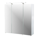 Artikelbild 1 für MÖBELPARTNER Spiegelschrank Dorina 125523 weiß glanz 70,0 x 16,0 x 75,7 cm, Artikelnummer 672883