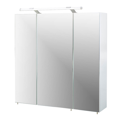 Artikelbild für MÖBELPARTNER Spiegelschrank Dorina 125523 weiß glanz 70,0 x 16,0 x 75,7 cm, Artikelnummer 672883