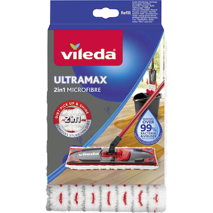 Artikelbild für vileda ULTRAMAX Wischbezug für Bodenwischer Mikrofaser 60 °C waschbar, 1 St., Artikelnummer 222356