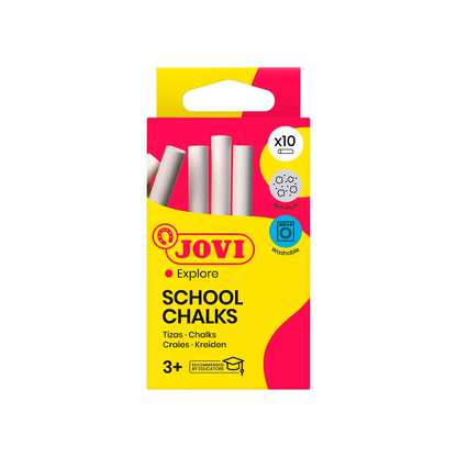 Artikelbild 3 für JOVI School Chalks Kreide weiß 10 St., Artikelnummer 321537