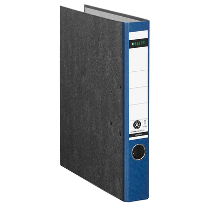 Artikelbild 3 für AKTION: LEITZ 1050 Ordner blau marmoriert Karton 5,2 cm DIN A4, 10 St., Artikelnummer 653887