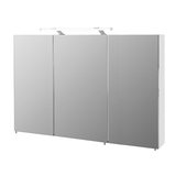 Artikelbild 1 für MÖBELPARTNER Spiegelschrank Dorina 132253 weiß glanz 120,0 x 16,0 x 75,7 cm, Artikelnummer 672893