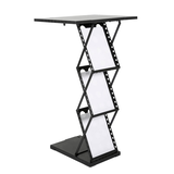 Artikelbild 1 für update displays Prospektständer schwarz DIN A4 3 Fächer 29,0 x 40,0 x 95,5 cm, 1 St., Artikelnummer 217446