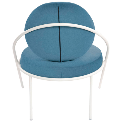 Artikelbild 3 für meet powered by PAPERFLOW Sessel SATURNE blau weiß Kunstleder 70,0 x 73,0 x 88,0 cm, 1 St., Artikelnummer 231476