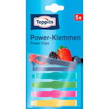 Artikelbild 1 für Toppits Verschlussclips Power-Klemmen (7 cm Länge) mehrfarbig, 5 St., Artikelnummer 441489