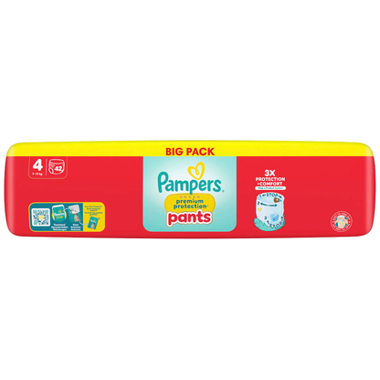 Artikelbild 5 für Pampers® Windeln premium protection™ BIG PACK Gr. 4 (9-15 kg) für Babys und Kleinkinder, 42 St., Artikelnummer 585199