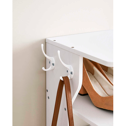 Artikelbild 7 für VASAGLE Schuhregal weiß 26,4 x 30,0 x 110,4 cm, 1 St., Artikelnummer 760486