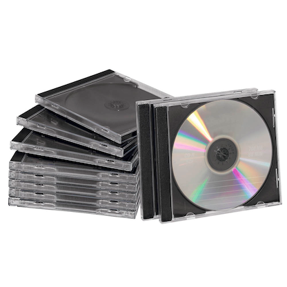 Artikelbild für MediaRange 2er CD-/DVD-Hüllen Jewel Cases schwarz, 10 St., Artikelnummer 415661