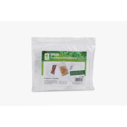 Artikelbild 2 für WIHEDÜ Druckverschlussbeutel-Set 50 µm 7,0 - 16,0 x 10,0 - 22,0 cm, 50 St., Artikelnummer 581306