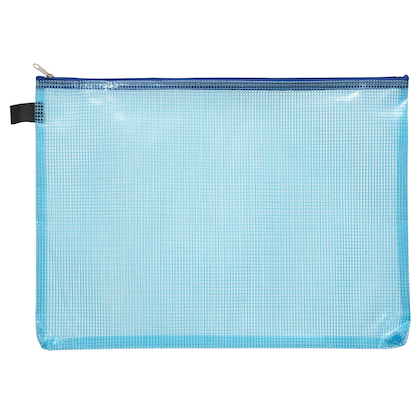 Artikelbild für FolderSys Reißverschlussbeutel DIN A4 blau 0,15 mm, 10 St., Artikelnummer 395900