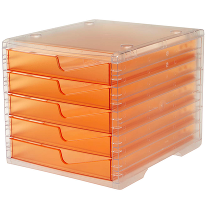 Artikelbild 3 für styro Schubladenbox styroswingbox light apricot 275-8430.24124, DIN A4 mit 5 Schubladen, 1 St., Artikelnummer 821932