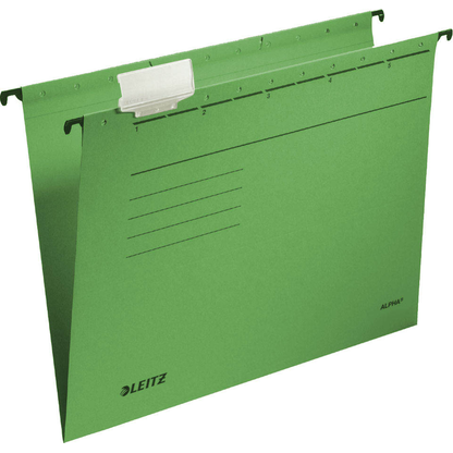 Artikelbild für LEITZ Hängemappen ALPHA® 1985 grün, 5 St., Artikelnummer 322185