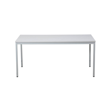 Artikelbild 3 für Gürkan Schreibtisch lichtgrau rechteckig, 4-Fuß-Gestell grau 160,0 x 80,0 cm, Artikelnummer 472811