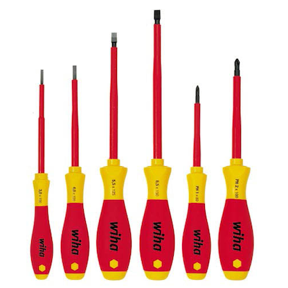 Artikelbild für Wiha Schraubendreher-Set SoftFinish® electric SZ/PH 00833 6-teilig, Artikelnummer 231847