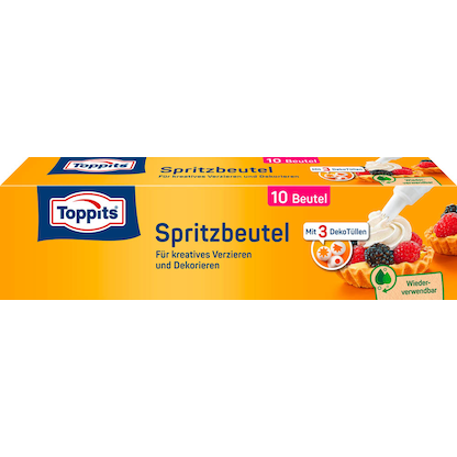 Artikelbild für Toppits Spritzbeutel beige, 10 St., Artikelnummer 441588