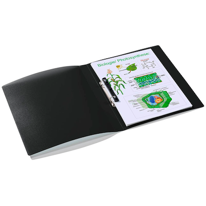 Artikelbild 3 für HERMA Ringbuch 2-Ringe schwarz 3,5 cm DIN A4, 1 St., Artikelnummer 650436