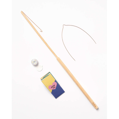 Artikelbild 3 für folia Bastelzubehör Laternenstab mit Drahtbügel + 1 LED Licht natur, Artikelnummer 693019