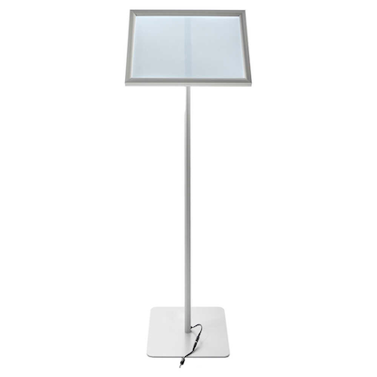 Artikelbild 3 für SPRINTIS Infoständer LED silber DIN A3 29,7 x 42,0 x 120,0 cm, 1 St., Artikelnummer 729586